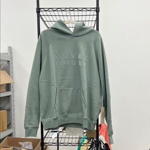 Essentials Sage Green Hoodie